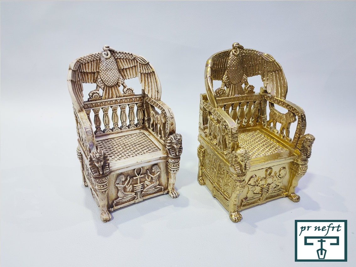 Unique Egyptian King Chair Jewelry Box Egyptian Chair Etsy UK
