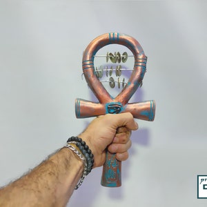 Anch, sistrum.  Lebensdauer. Ein wunderbares Musikinstrument.  Ein Tool zur Aktivierung von Ritualen und Zeremonien mit einem unverwechselbaren Klang Made in Ägypten