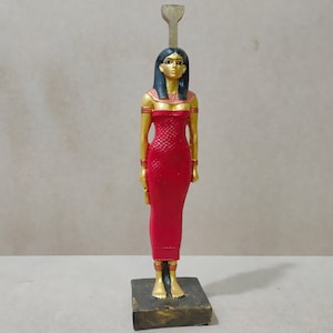 Nephthys Statue .Rare statue. Statue of the goddess Nephthys. Egyptian statue 12 inches. Handmade in Egypt