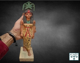 The rare statue of the goddess Seshat, the goddess of wisdom, knowledge, writing, and guardian of texts we made brilliantly for you in egypt