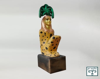 The rare statue of the goddess Seshat, the goddess of wisdom, knowledge, writing, and guardian of texts we made brilliantly for you in egypt