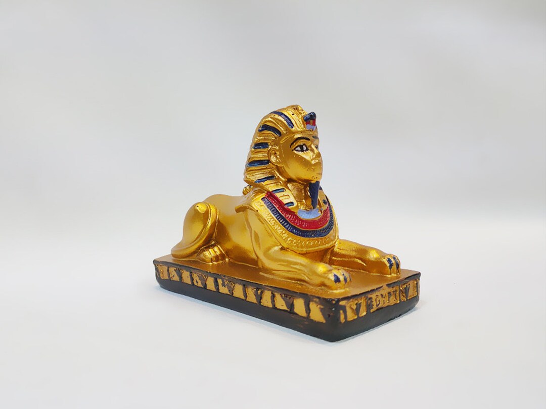 Egyptian Statue of the Sphinx. Golden Sphinx Statue. Made in Egypt - Etsy