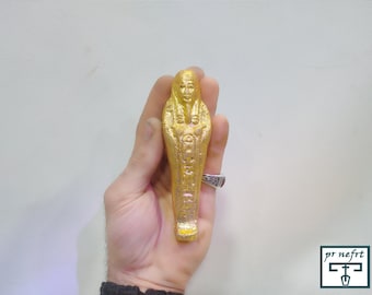 Shawabti (Shabti).  shawabti real gold leaf.  made in egypt