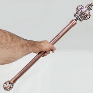 The scepter of kings. The scepter of the pharaohs. Mace. A rare scepter of metal, skillfully made in Egypt. 27 nches
