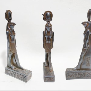 Ra statue. Statue of The  god Ra   in black brilliantly made in Egypt