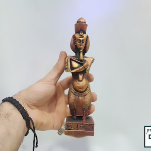 Unique of Bust of King Akhenaten, a heavy solid stone made in Egypt