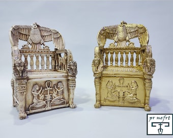 古代エジプト　ファラオの王子像　箱付き　S15-2 ファラオの棺 ボックス ツタンカーメン 古代エジプト 置物 小箱