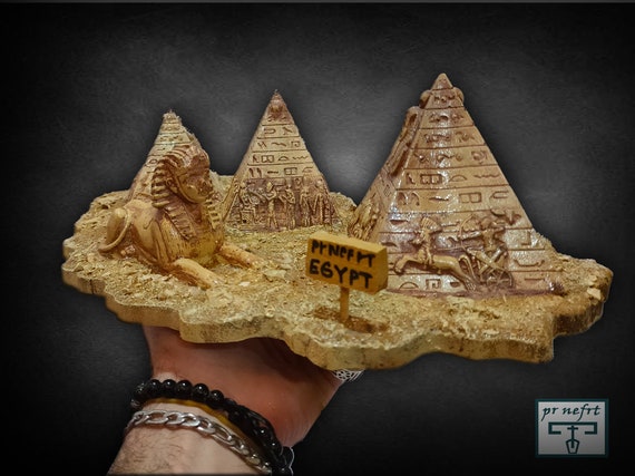 National Geographic Kit Scavo Antico Egitto – Piramide, Sfinge E Faraone Con Pietre Preziose Vere