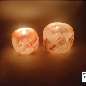 Alabaster vase, egyptian alabaster candle holder, alabaster candle holder, available in two designs. Alabaster, made in Egypt