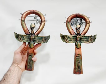 Ankh, Sistrom. isis Sistrum. Sistrum. A wonderful musical instrument. A tool for rituals and ceremonies. A distinctive sound. Made in Egypt