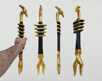 Rare sceptre. Wass scepter. Djed sceptre. The scepter of kings . The power wand. made in Egypt. Available in more than one size