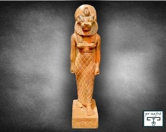 Statue of the goddess Sekhmet is available in four colors. A special gift, a tonic for your altar. Made in Egypt