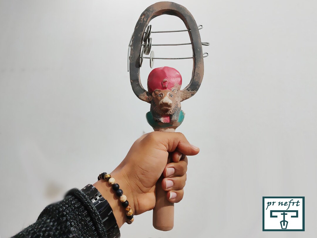 Sistrum of the Goddess Sekhmet (musical Instrument)great Sound. Sistrum ...