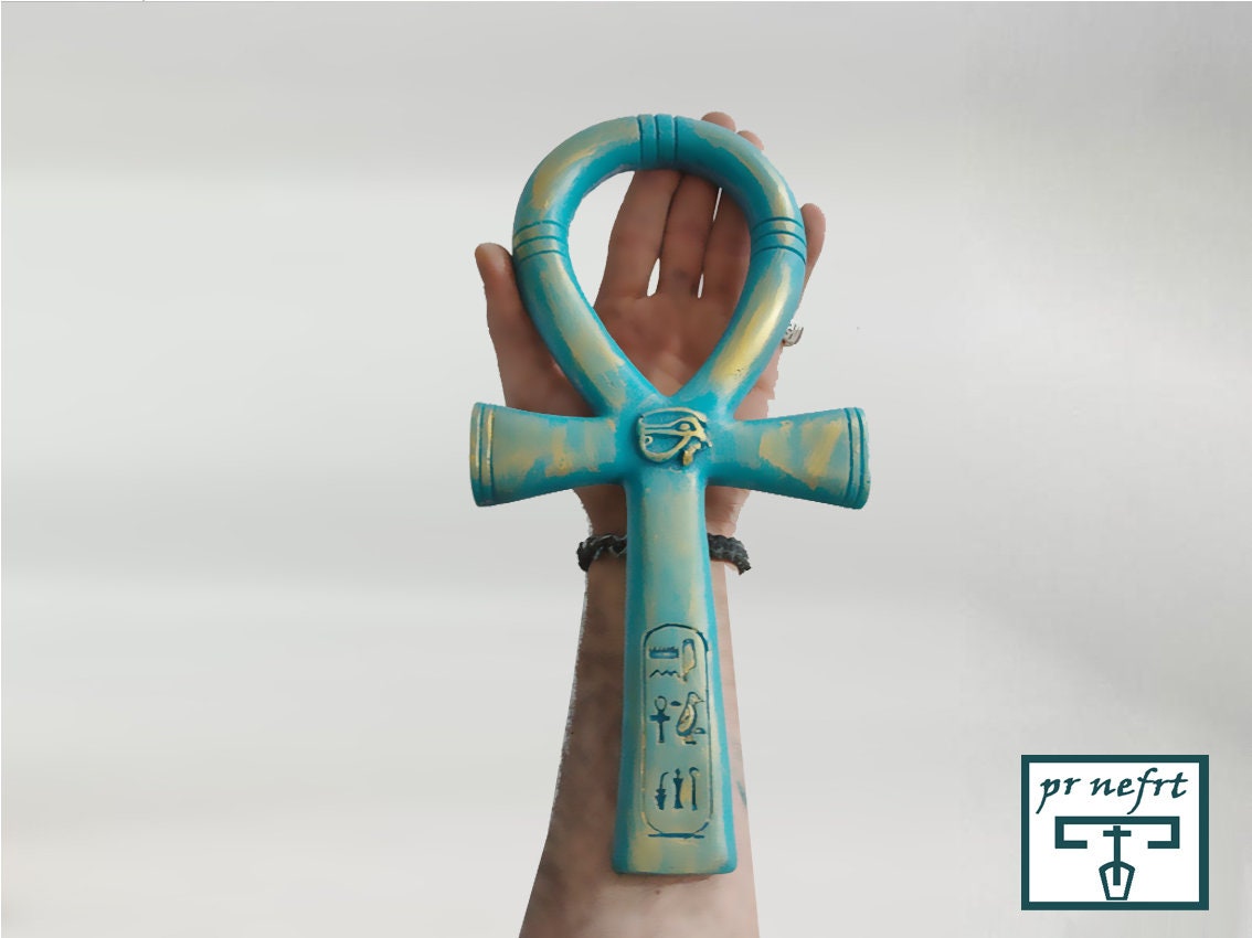 【エジプト現地購入・レア】アンク十字（生命の鍵）☥ インテリア／お守りにも エジプト現地購入・レア】アンク十字（生命の鍵）☥ インテリア