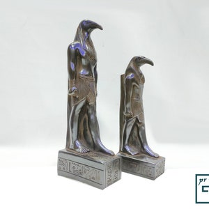 A unique statue of the god Thoth. Lord Thoth. God of wisdom and writing. Egyptian statue available in two sizes. Made in Egypt