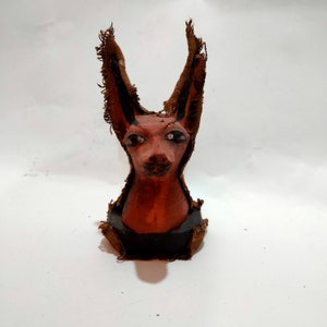 Distinctive piece of the god Anubis. Jackal. God of the dead and cemeteries. Made brilliantly in Egypt