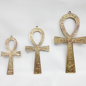 The Copper Pharaonic Ankh Amulet - Available in five sizes - Egyptian Ankh - Egyptian Cross - Copper Ankh - Key to Life - Metal Ankh