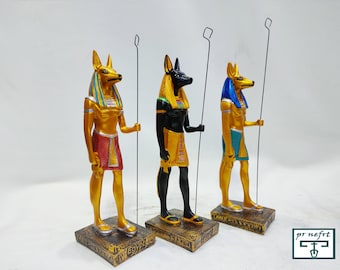 Statue of the god Anubis. Jackal. Available in great colors, brilliantly made in Egypt