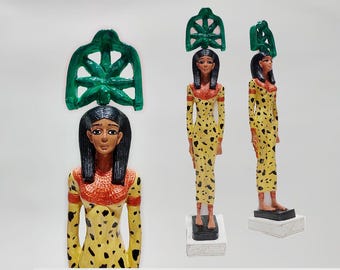 Seshat Statue: Egyptian Goddess of Wisdom, 18 Inches