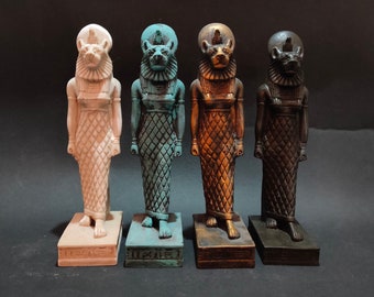 The one-of-a-kind Sekhmet statue, handcrafted in Egypt
