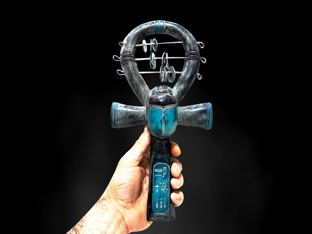 Egyptian Sistrum Ankh: Ritual Musical Instrument - Etsy