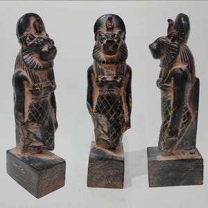 Handmade Sekhmet Bust: Egyptian Goddess Statue, Museum Copy