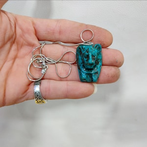 Sekhmet necklace. Sekhmet Goddess of War. The powerful Sekhmet necklace. Brilliantly made in Egypt