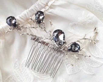 Twig hair piece Gothic hair comb