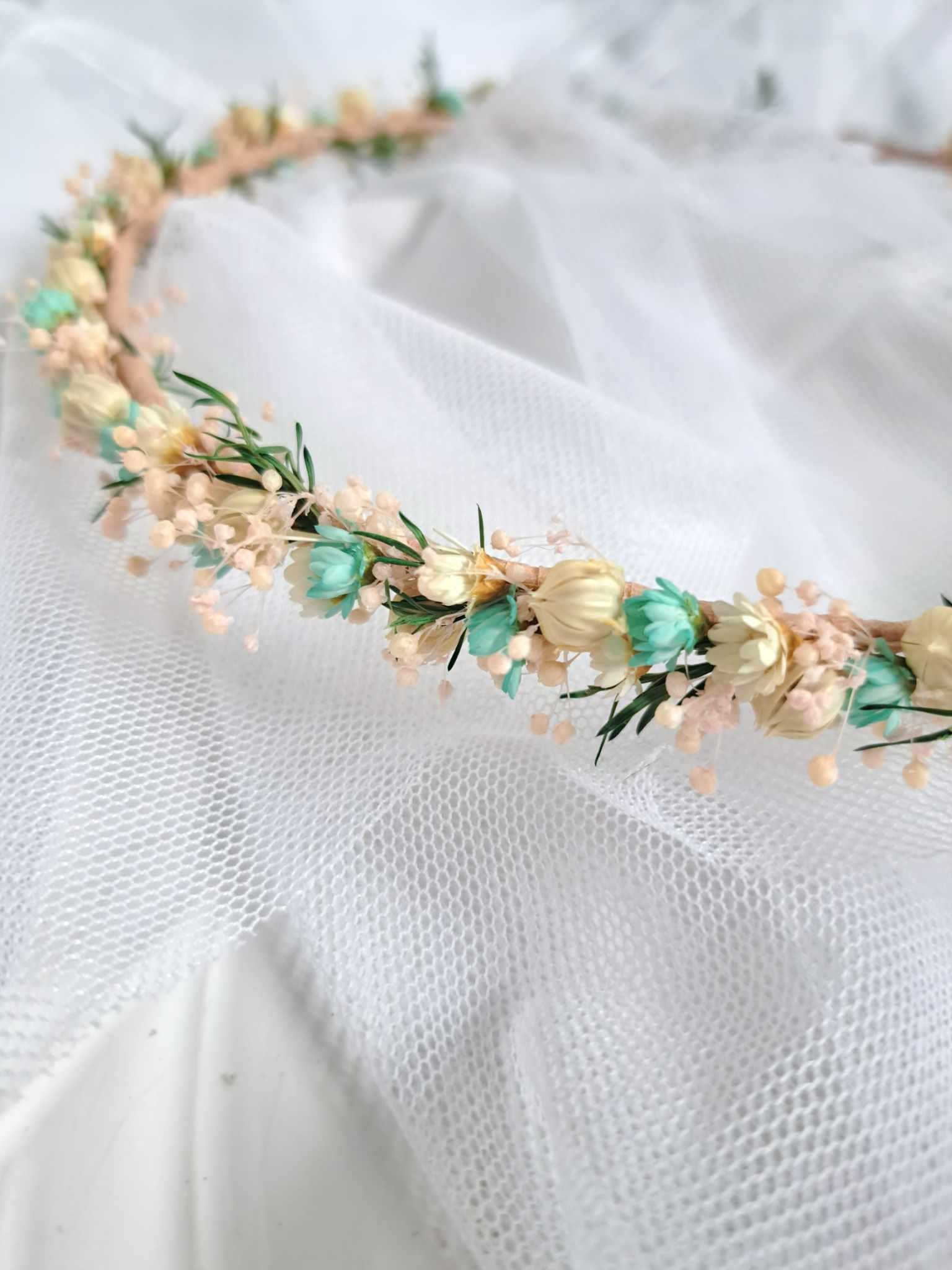 【Meadow Flower】baby crown Flower Crown with Baby's Breath and Blooms | David's Bridal