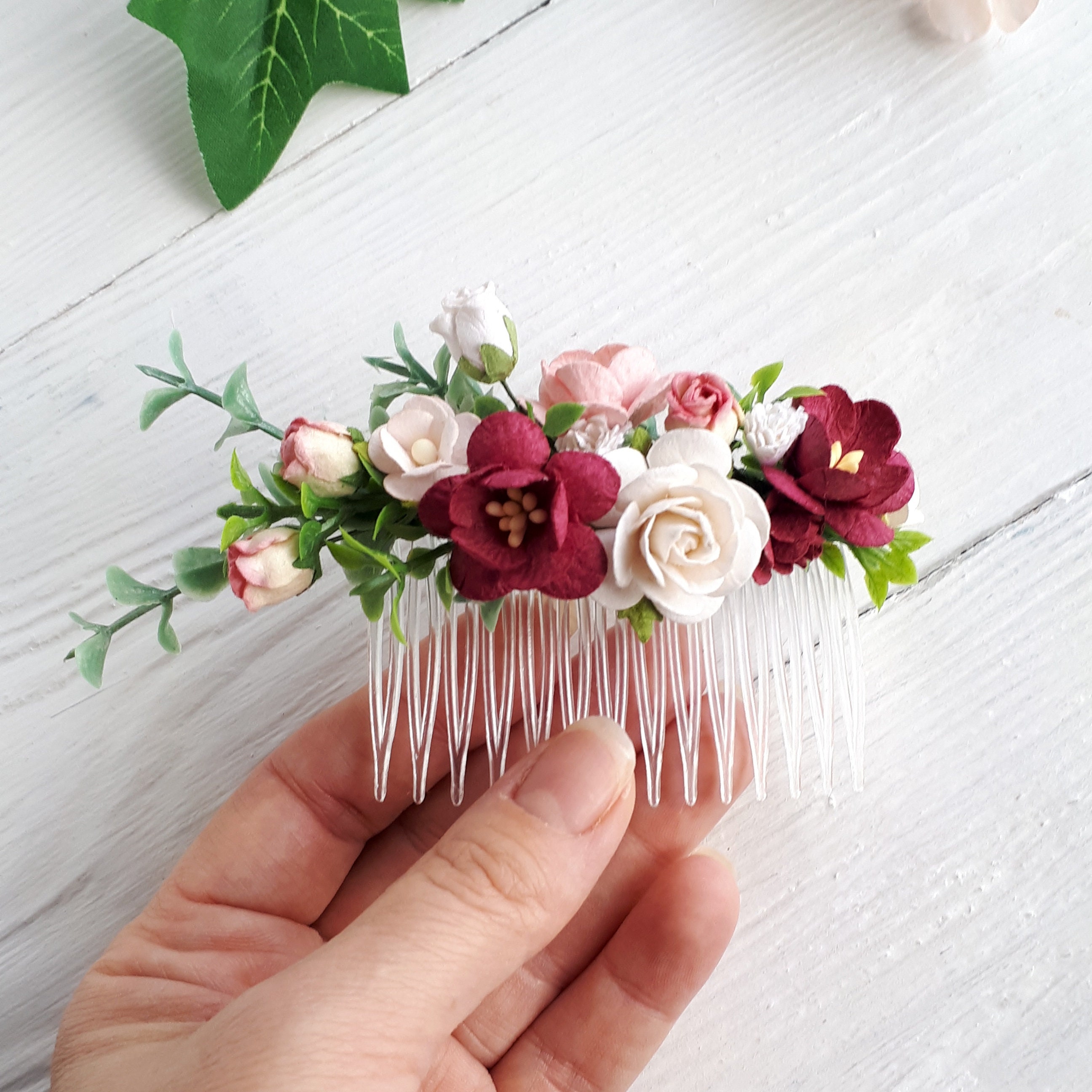 Haarnadeln Für Blumenmädchen – Weiße Rosen Mit Perlen, Handgefertigt | Für Hochzeit, Brautjungfern & Festliche Anlässe