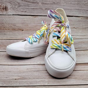 Multicolored laces | Multicolored liberty laces | Fabric laces | Multicolored fabric laces | Multicolored original laces