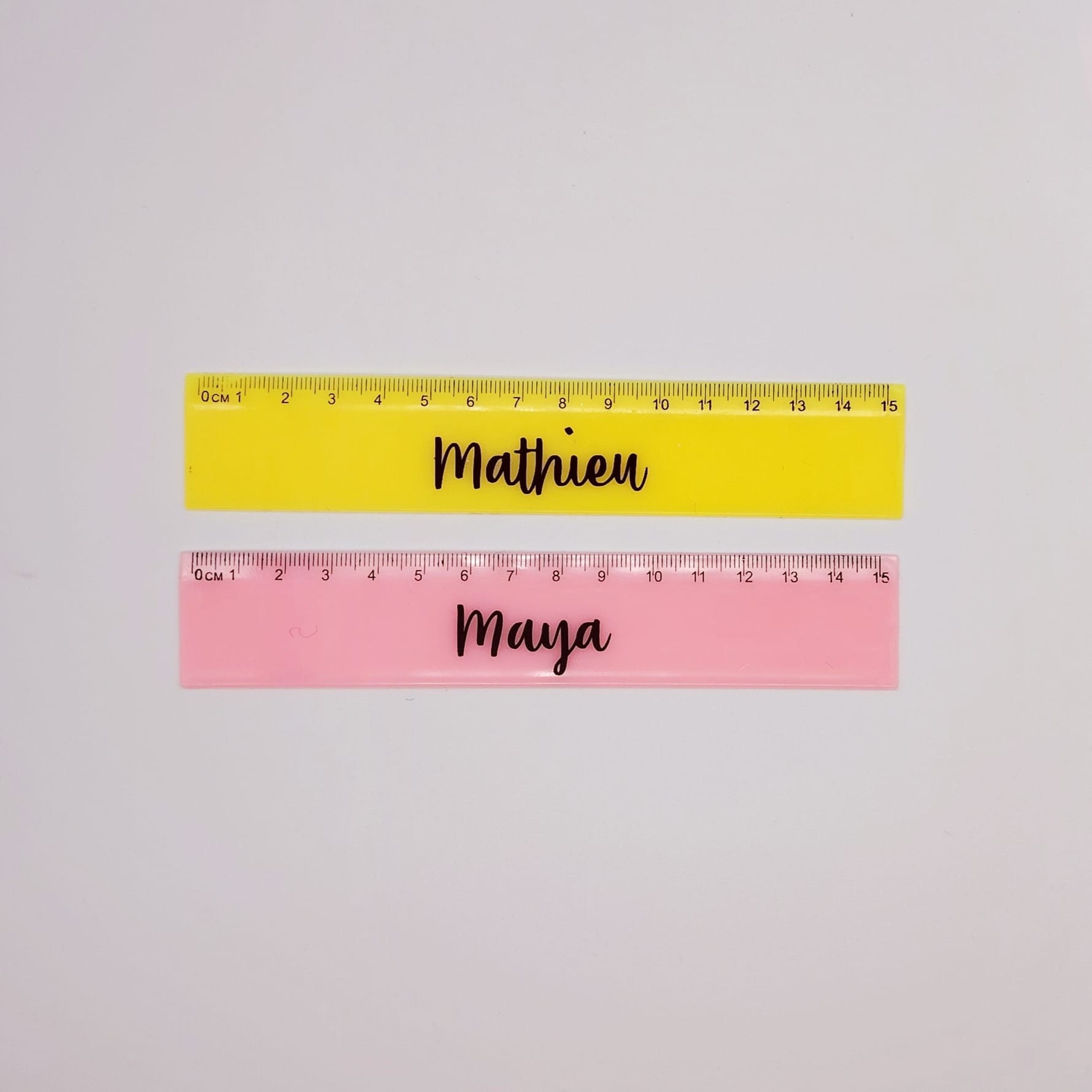 Year Ruler Personalized Plastic Ruler | Personalized Teacher Gift | Customizable ...