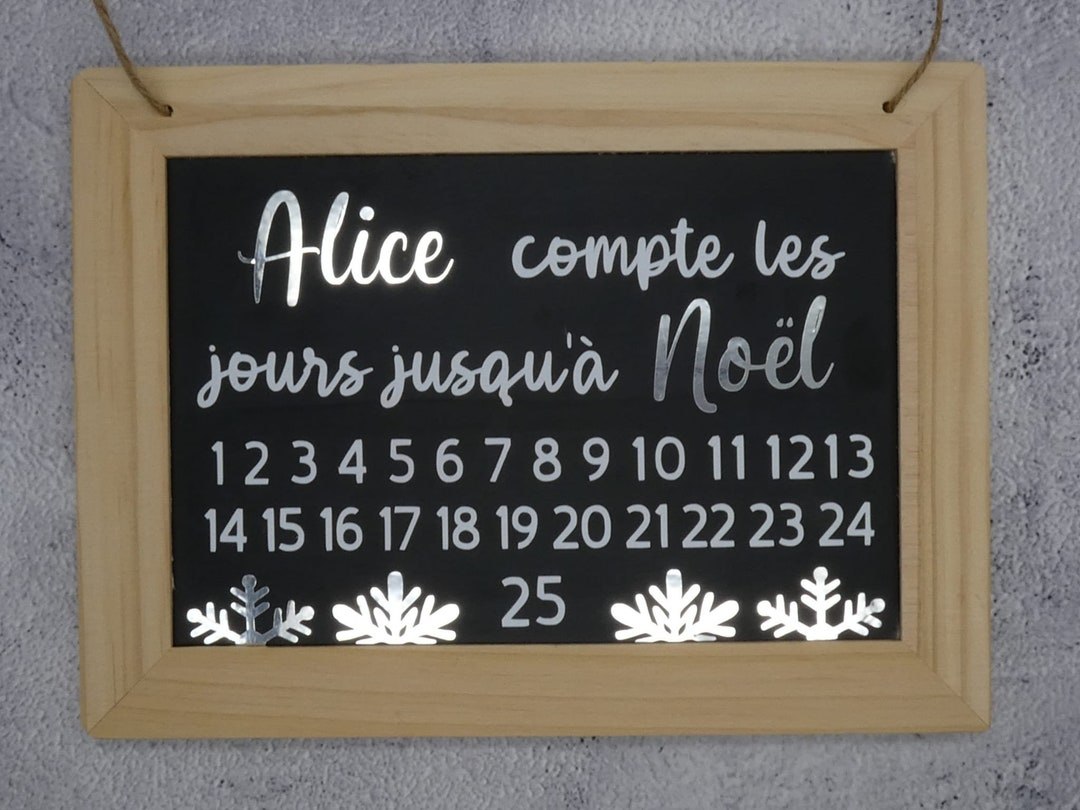 Customizable Advent Calendar Silver Christmas Slate Etsy Customizable Advent Calendar Silver Christmas Slate Etsy