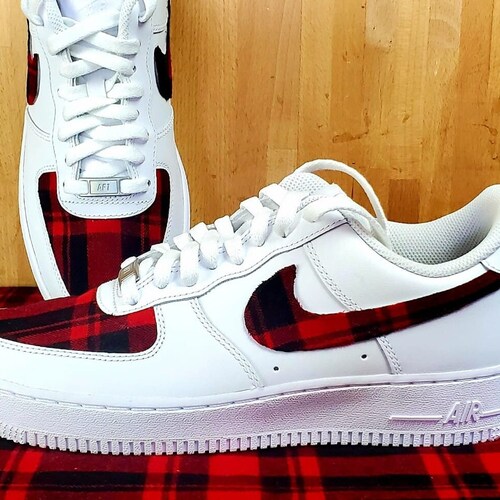 Custom Air Force 1 Plaid | Etsy Ireland