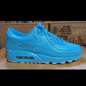 Nike Air Max 90 Blue Sneakers | Etsy Israel