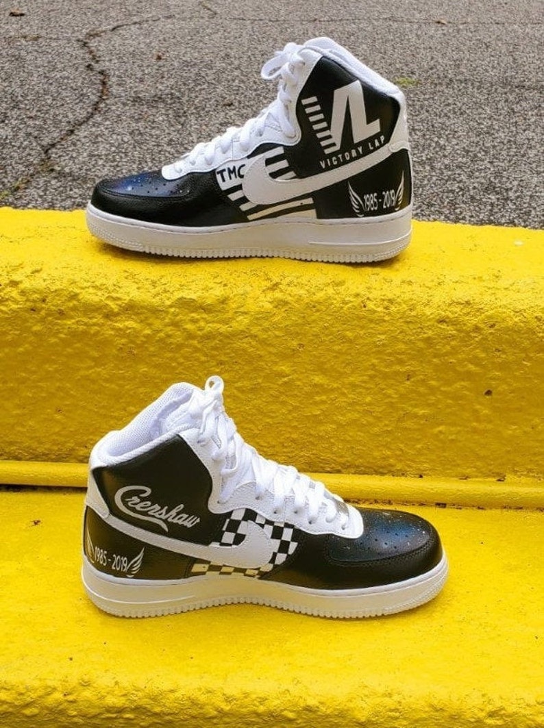 nipsey hussle custom air force 1