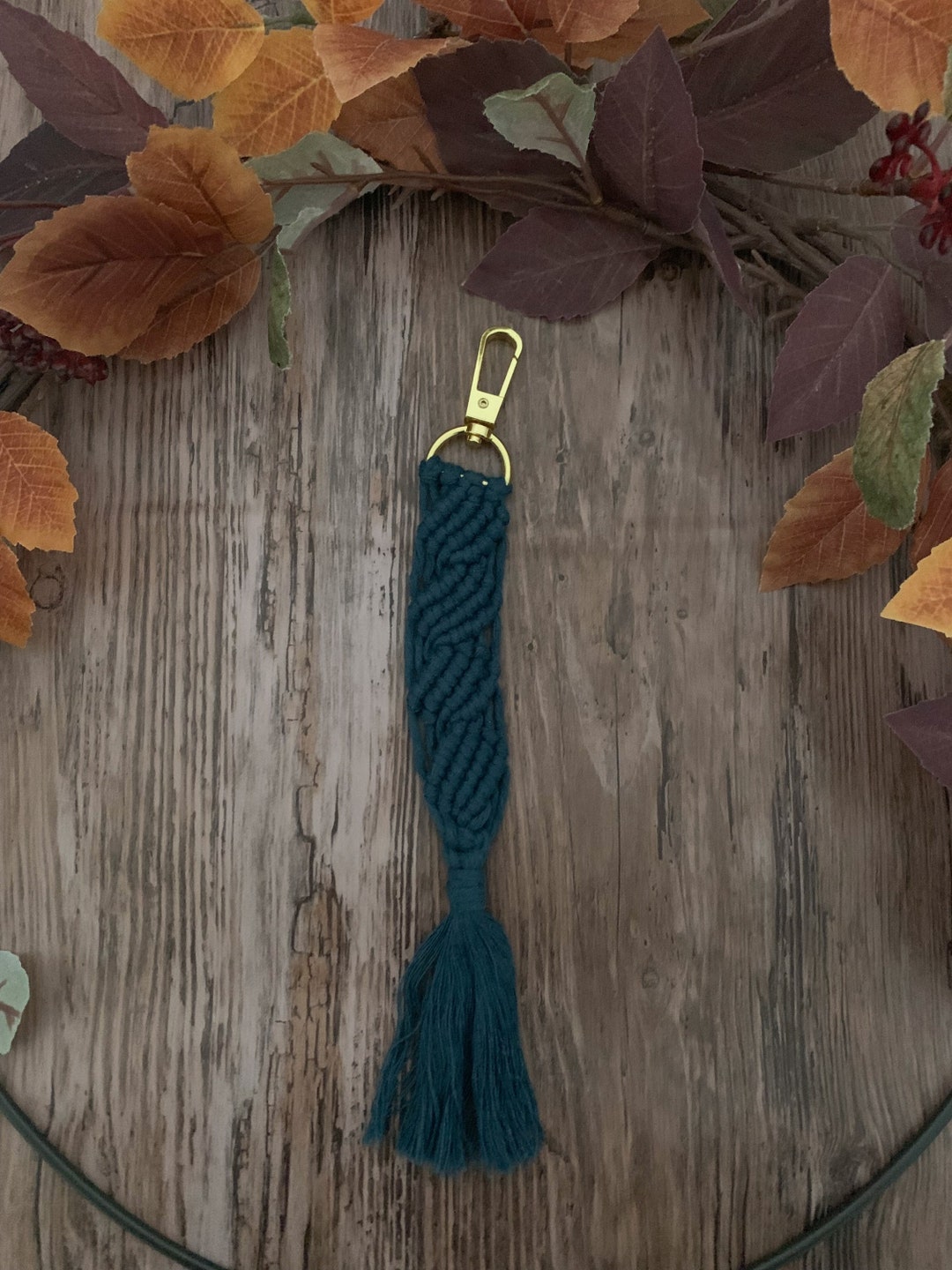 Macrame Keychain - Avatar the Last Airbender - Water Tribe - Blue ...