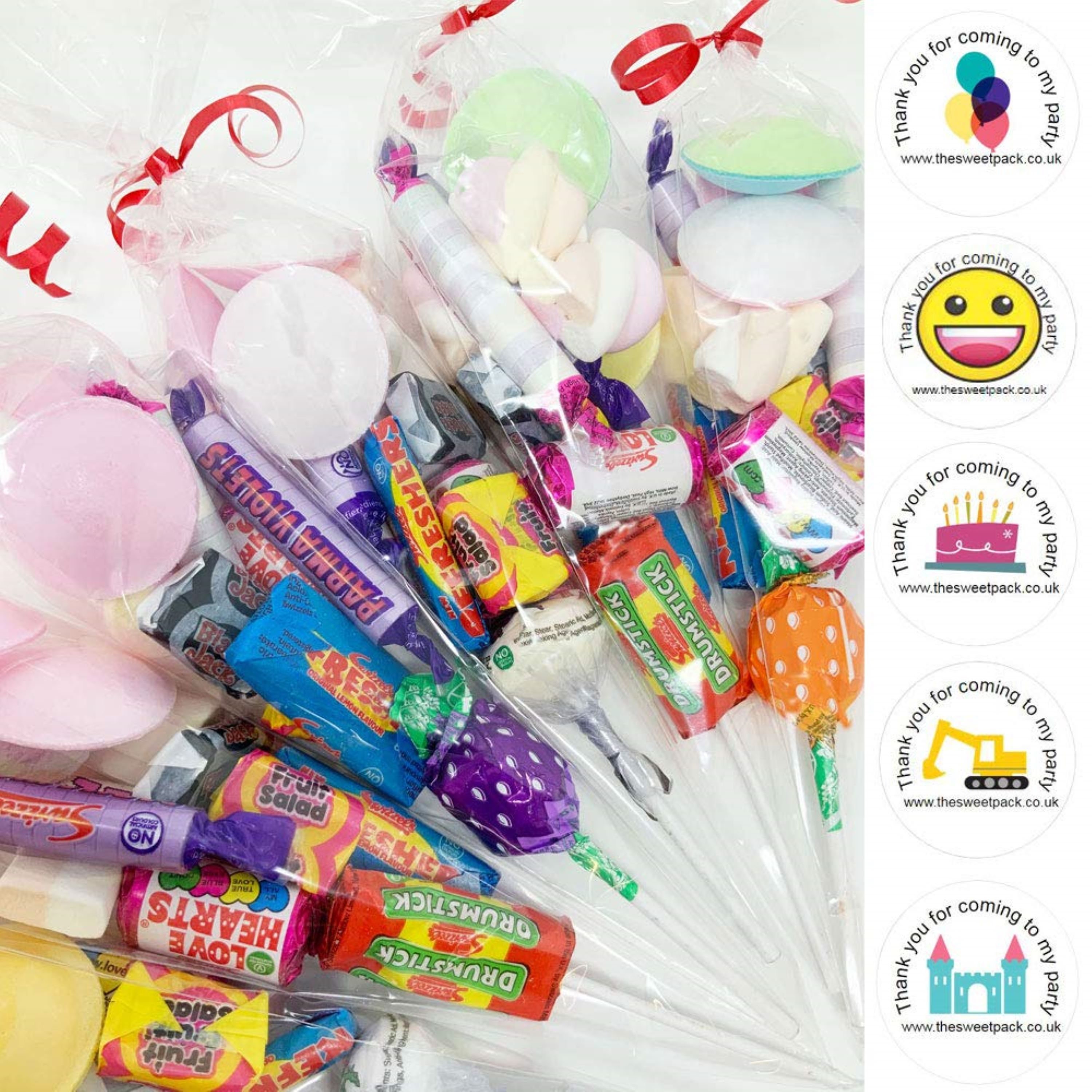 Retro Filled Sweet Cones Includes Stickers. Party favours Etsy