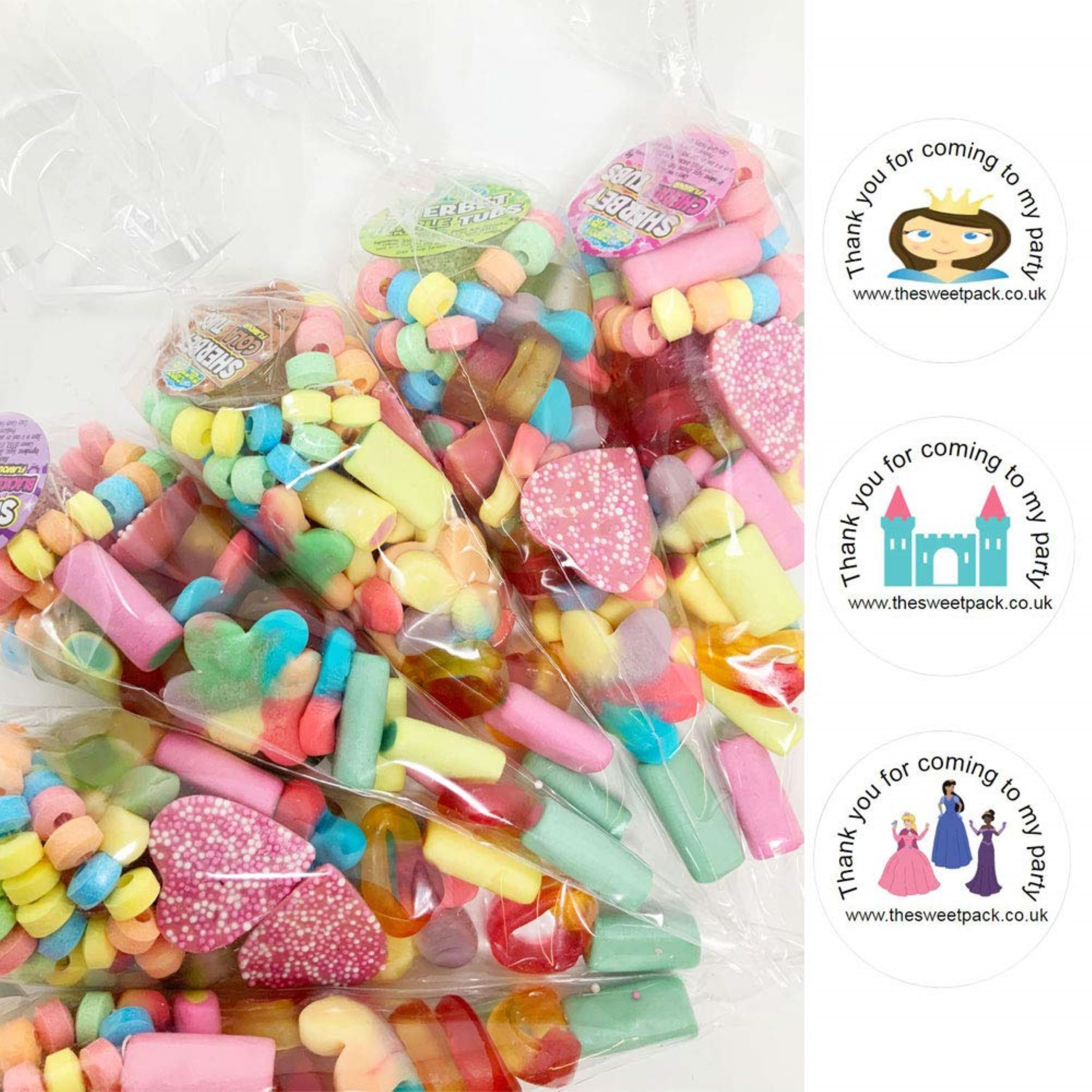 Princess Theme Filled Sweet Cones Includes Stickers. Party Etsy UK