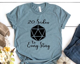 Shirt Dungeons and Dragons, D20 Dice, cadeau Dungeon Master