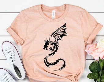 Dungeons and Dragons Shirt, Dragon Graphic Tee, D&D Gamer Gift