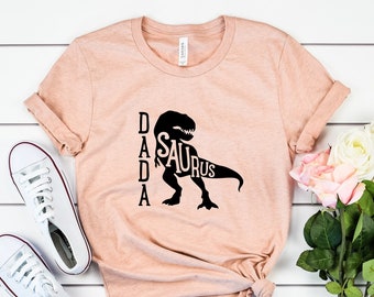 T-shirt Daddy Saurus, cadeau vader dinosaurus, shirt grappig vaderdag