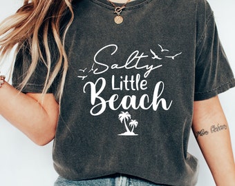 Salty Little Beach Tank Top - Women's Summer Vacation Tee