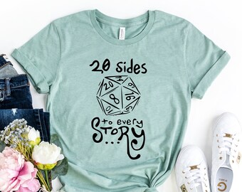 Dungeons and Dragons D20 Dice Shirt, Dungeon Master Gift