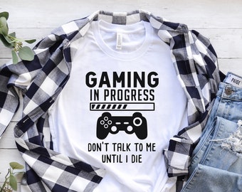 Gaming Shirt Funny Gaming T-Shirt Gifts For Gamer Gifts For Brother Gamer Shirt Christmas Gifts Video Game Funny T Shirt Gifts For Him