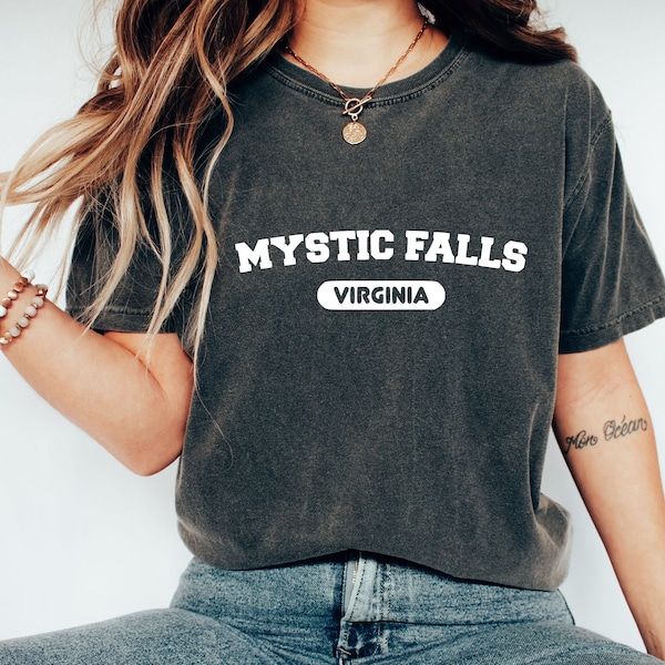 Mystic Falls Virginia SWEATSHIRT, Salvatore Shirt, Stefan T Shirt, Stefan shirt, Damon sweater, Virgina Shirt, Vampire Fan Gift
