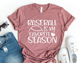 Maglietta per mamme di baseball - Maglietta per la stagione del giorno della partita, regalo di compleanno