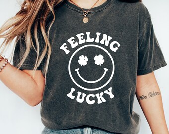 Glücklich sein St. Patrick's Day T-Shirt, Shamrock Tee