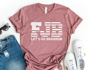 FJB Let's Go Brandon Shirt, Conservative Bella Canvas Tee