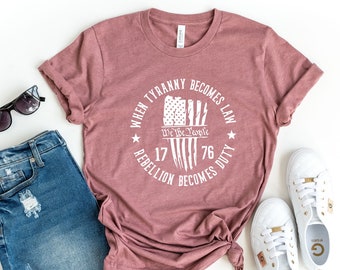 Tyranny Rebellion Pflicht Sweatshirt, Thomas Jerseyerson Shirt, wir die Leute Shirt